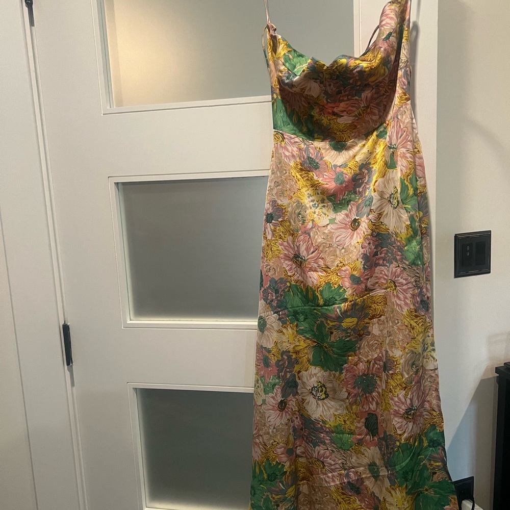 ASTR multicolor midi dress